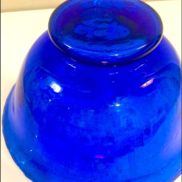 Murano Bubble Art Glass 11” Serving or Fruit Bowl - Picture 10 of 11